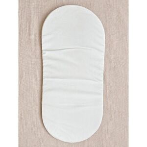 Happiest Baby SNOO Smart Sleeper Replacement Mattress White Oval Bassinet Pad